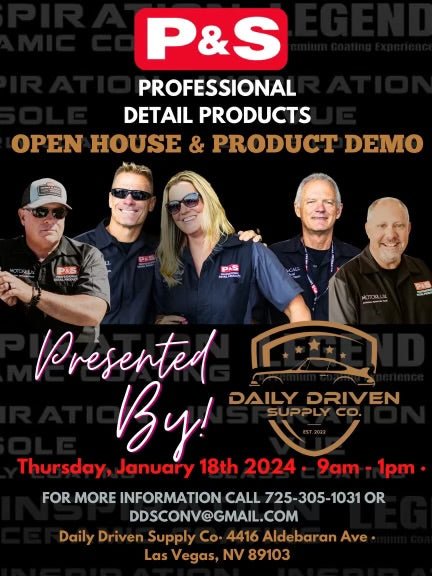P&S Open House and Product Demo - Daily Driven Supply Co - Daily Driven Supply Co.
