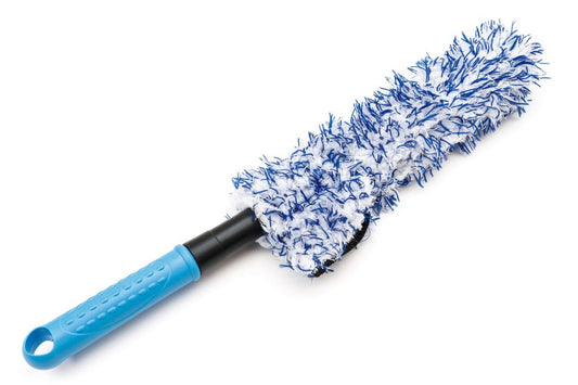 Autofiber - Autofiber Barrel Blade Wheel Brush - with Plush Microfiber Cover - Daily Driven Supply Co.