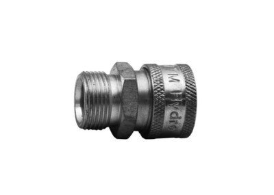 Daily Driven Supply Co. - COUPLER STAINLESS STEEL 3/8 QC X M22 M PLUG (15MM) - Daily Driven Supply Co.