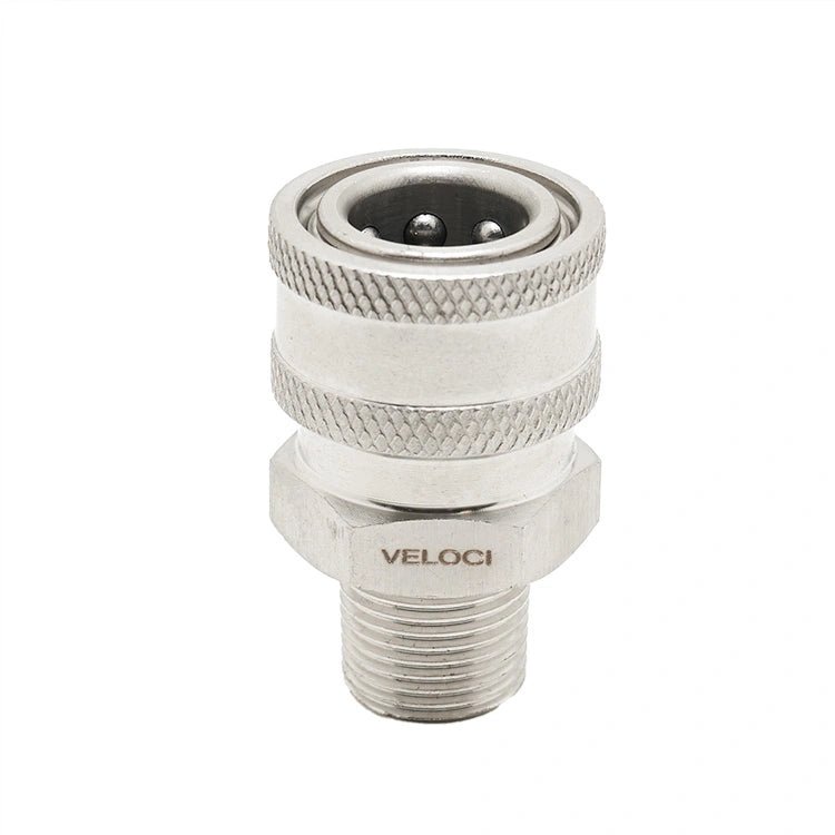 MTM HYDRO Stainless Steel QC Coupler - 3/8" MPT