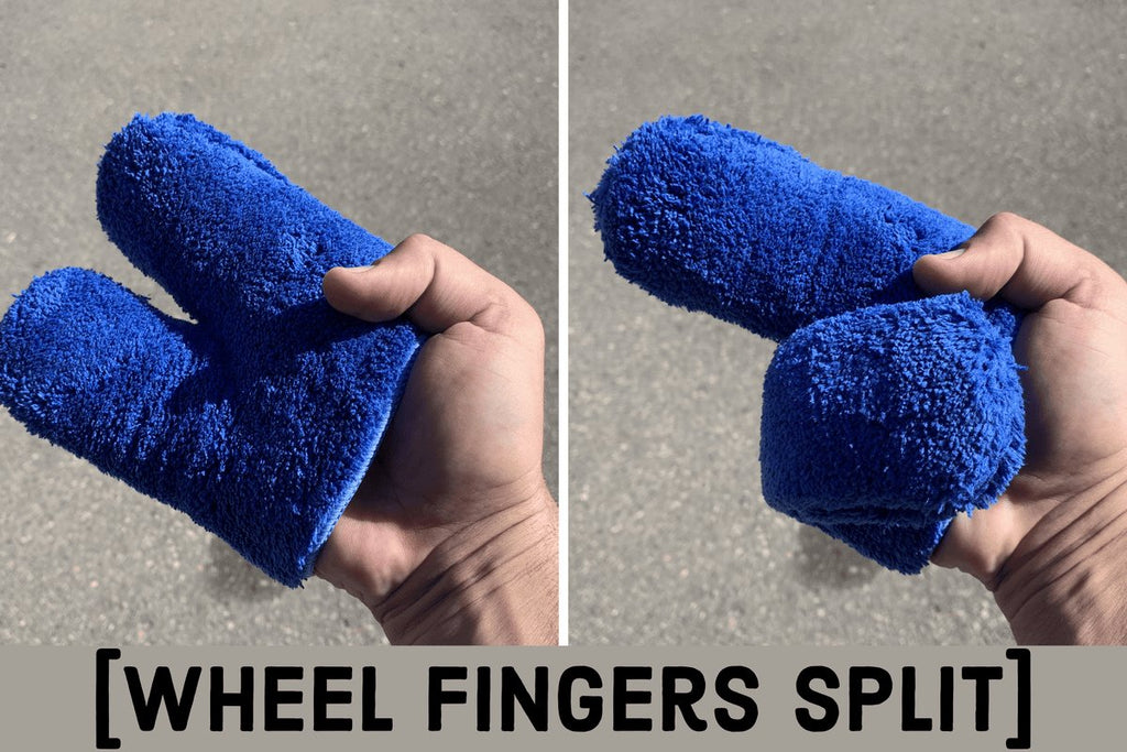 Autofiber - Autofiber Wheel Fingers Microfiber Wheel Half Mitts - Daily Driven Supply Co.