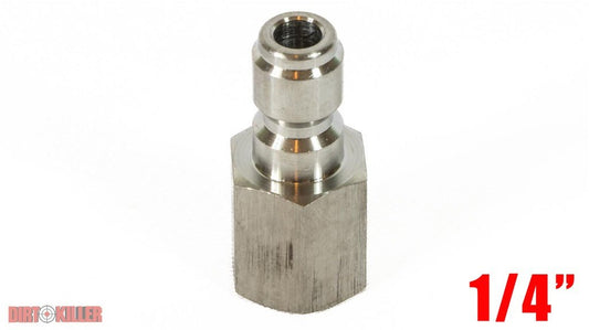 Dirt Killer - Dirt Killer 1/4" FPT Stainless Steel Plug - Daily Driven Supply Co.