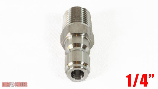 Dirt Killer - Dirt Killer 1/4" MPT Stainless Steel Plug - Daily Driven Supply Co.