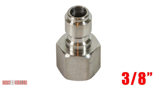 Dirt Killer - Dirt Killer 3/8" FPT Stainless Steel Plug - Daily Driven Supply Co.