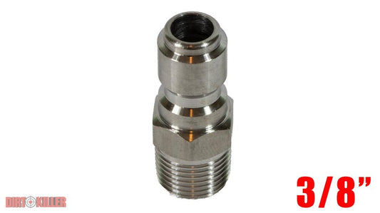 Dirt Killer - Dirt Killer 3/8" MPT Stainless Steel Plug - Daily Driven Supply Co.