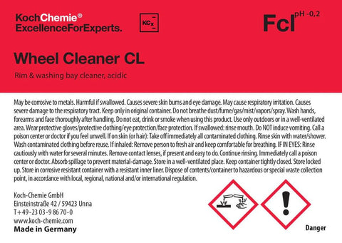 Koch - Chemie - Koch - Chemie Bottle Labels (Safety Data) - Daily Driven Supply Co.