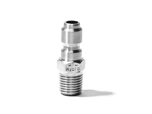 MTM Hydro - MTM Hydro Stainless Steel QC Plug - 1/4" MPT - Daily Driven Supply Co.