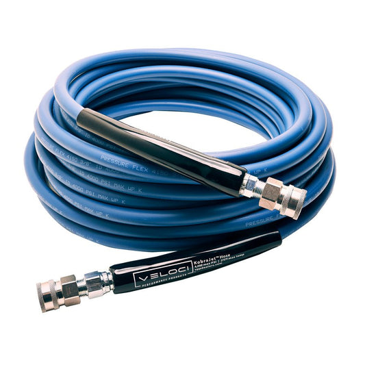 MTM Hydro - MTM Hydro (Veloci) KOBRAJET Smooth Blue 4000PSI Hose w/ SS Couplers - Daily Driven Supply Co.