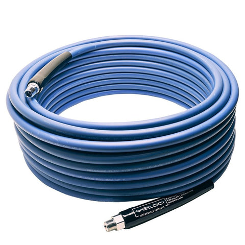 MTM Hydro - MTM Hydro (Veloci) KOBRAJET Smooth Blue 4000PSI Hose w/ SS Couplers - Daily Driven Supply Co.