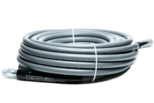 MTM Hydro - MTM Hydro (Veloci) KOBRAJET Smooth Grey 4000PSI Hose - Daily Driven Supply Co.