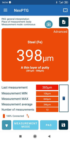 NexDiag - NexPTG Advanced Paint Coating Thickness Gauge - Daily Driven Supply Co.