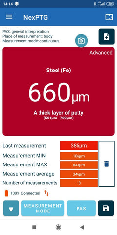 NexDiag - NexPTG Advanced Paint Coating Thickness Gauge - Daily Driven Supply Co.