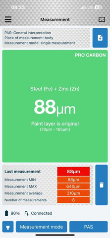 NexDiag - NexPTG PRO Carbon (with Calibration Certificate) Paint Coating Thickness Gauge - Daily Driven Supply Co.