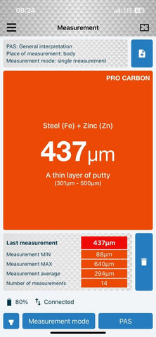 NexDiag - NexPTG PRO Carbon (with Calibration Certificate) Paint Coating Thickness Gauge - Daily Driven Supply Co.