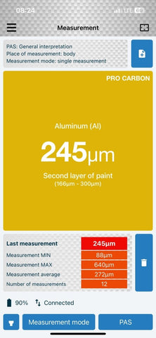 NexDiag - NexPTG PRO Carbon (with Calibration Certificate) Paint Coating Thickness Gauge - Daily Driven Supply Co.